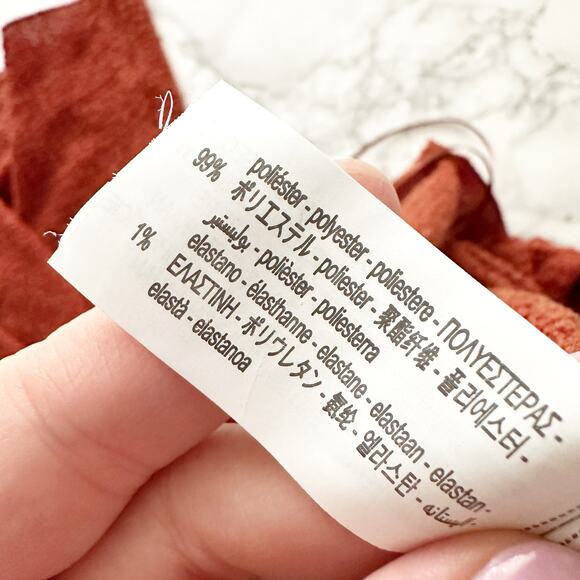 Zara Rust Burnt Orange Cut Out Sleeveless Maxi Dress women's size medium - Picture 10 of 12